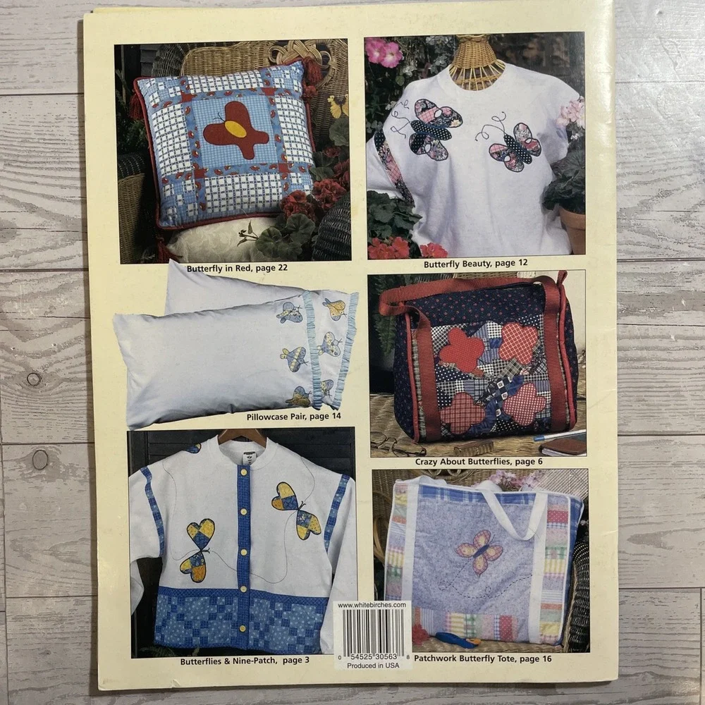 Vintage 1990's Lot Of 4 Quilting‎ Pattern Magazines Baby Christmas Butterfly